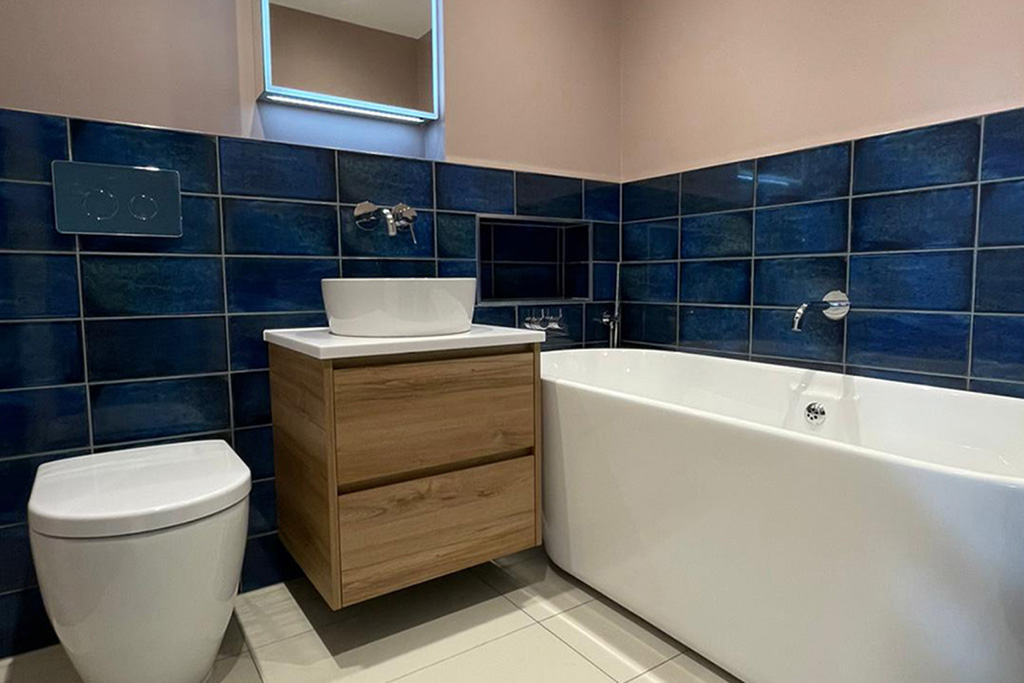 Colourful Bathroom Renovation in Greenwich