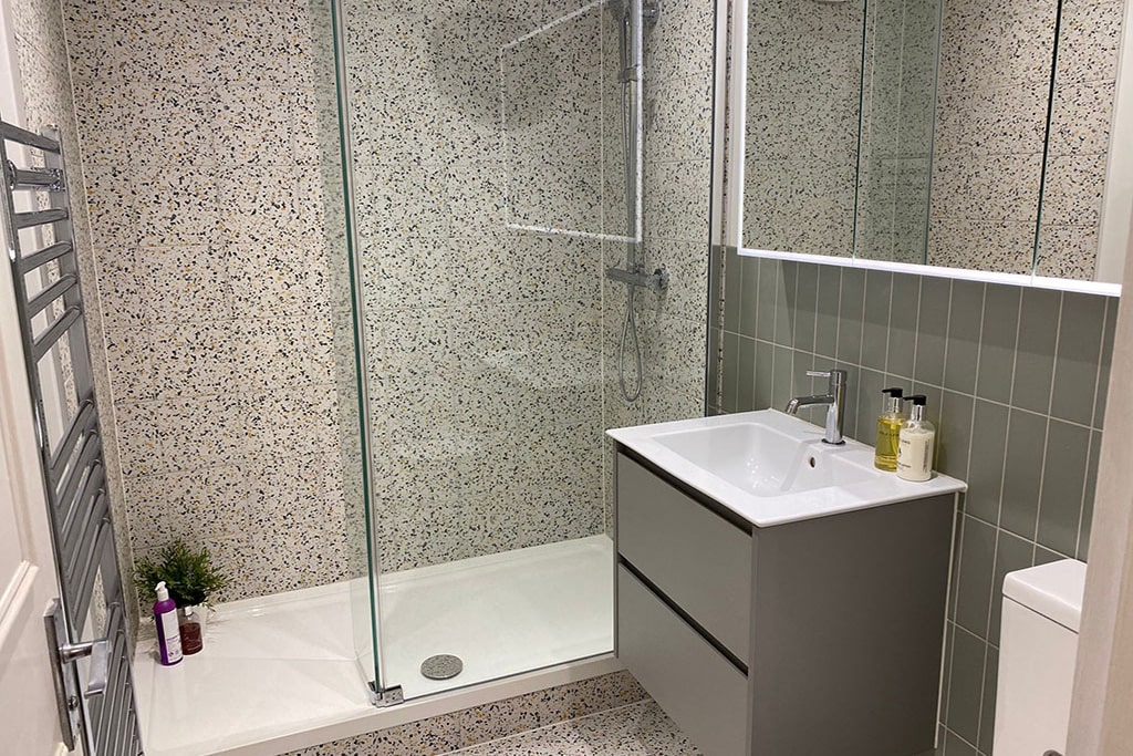 Bathroom Transformation with Walk-in Shower in Blackheath