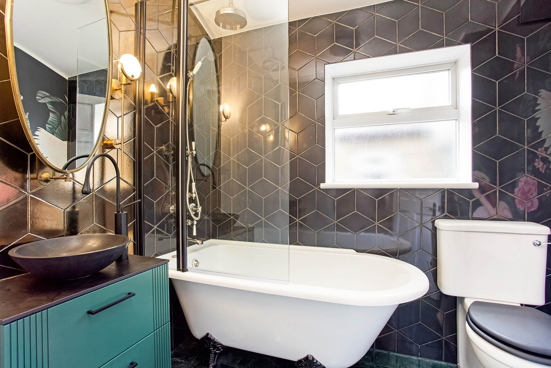 Quirky & Colourful Bathroom in South East London