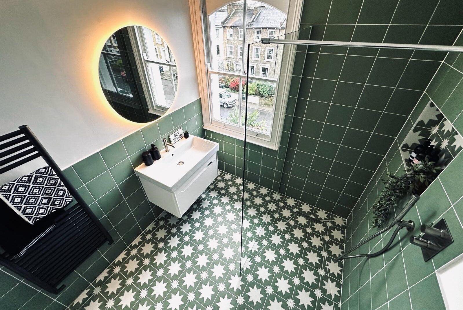Vibrant Bathroom Transformation in Brockley
