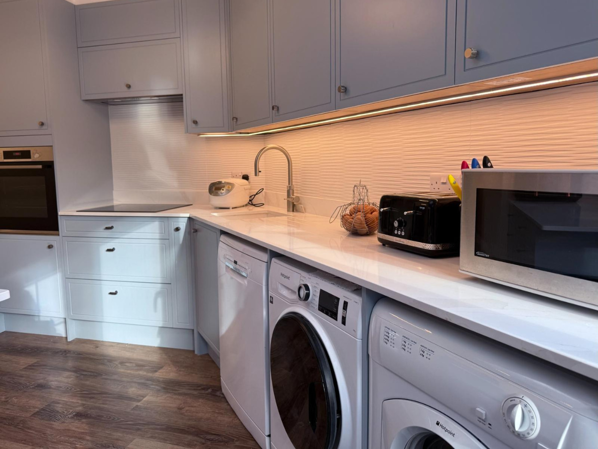 Soft-Toned Kitchen For Family Living in Charlton