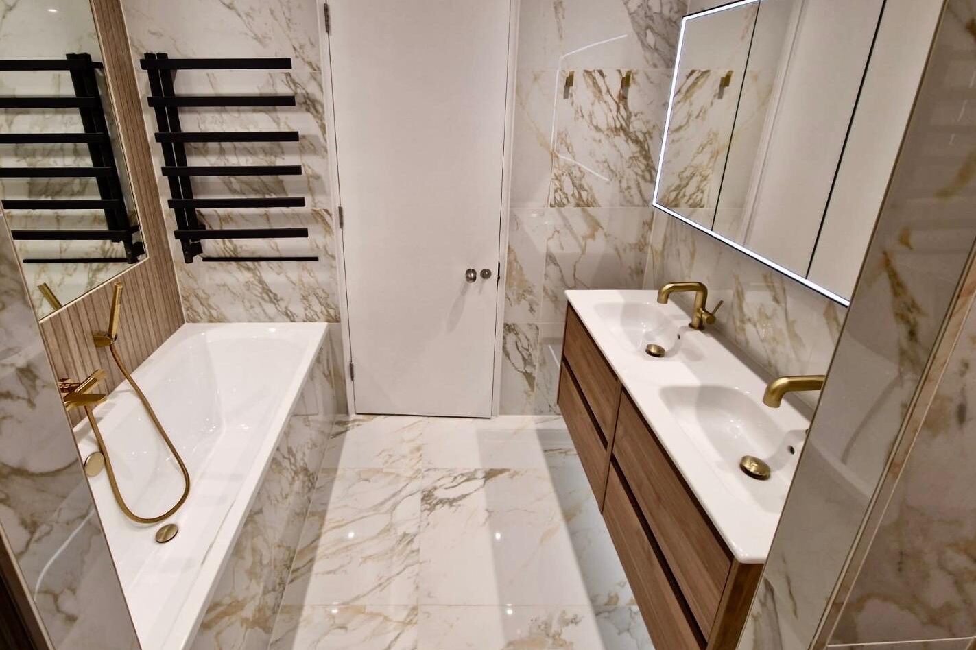 Elegant Bathroom Transformation in Canary Wharf